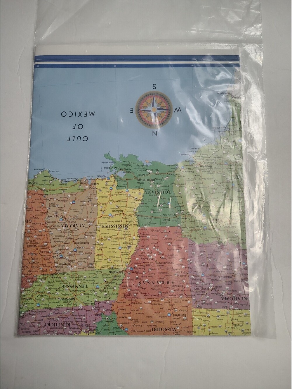 Classic Elite Series United States Map Poster Albers Equal Area Projection
